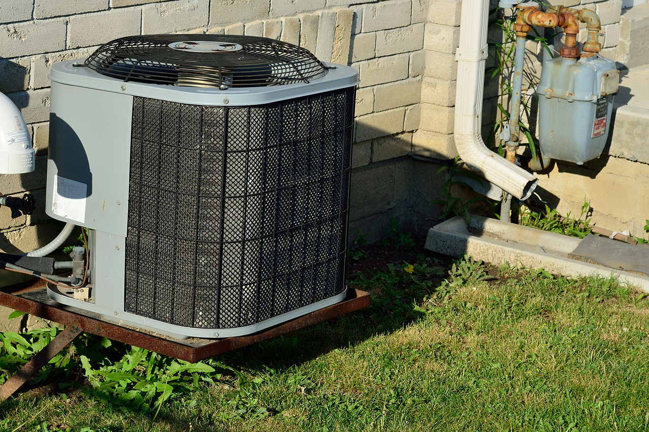 A picture of an air conditioner unit